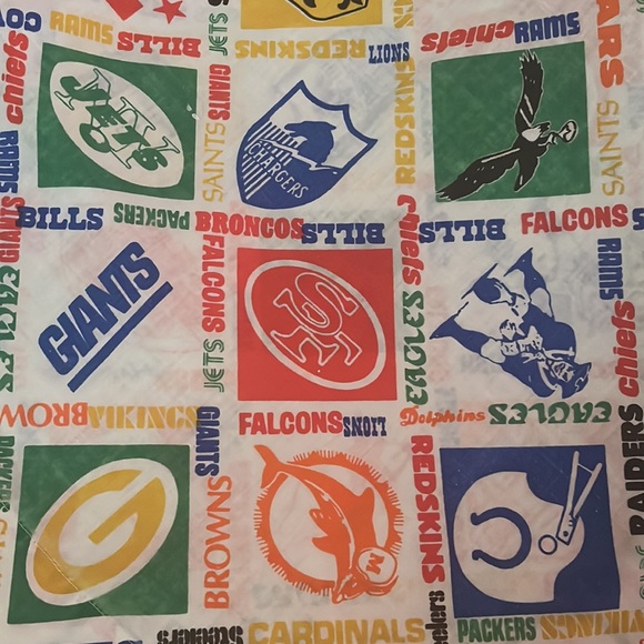 Vintage 1970s NFL Full Flat Sheet (as is) - Picture 4 of 11